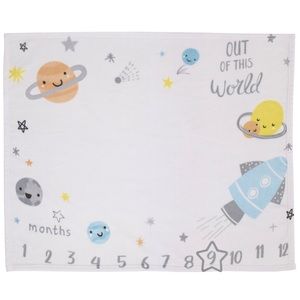 Gender neutral Baby Milestone Blanket